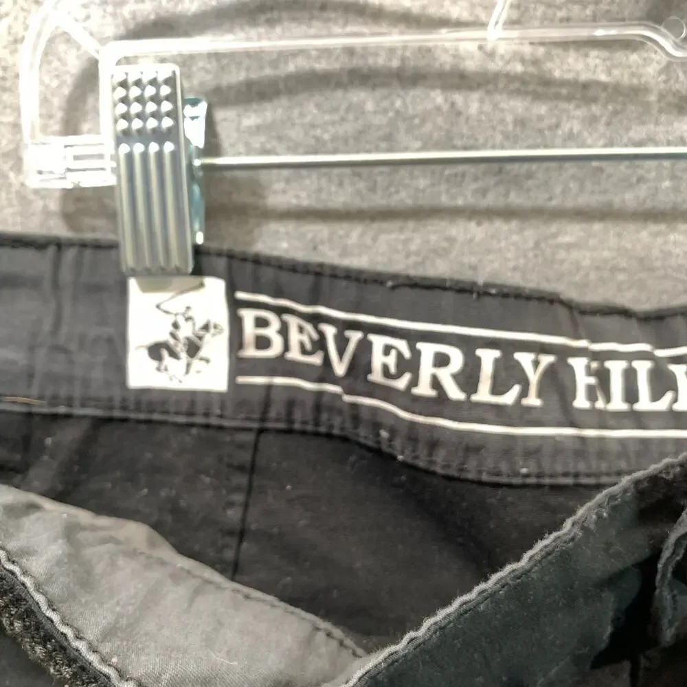 Beverly Hills Polo Club Shorts Adults Size 34 Black Casual Shorts